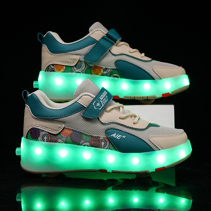 Street Fashion Shoes - Детские роликовые кроссовки с 4 колесами,
