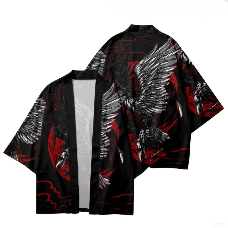 Модное открытое кимоно с принт – обзор и цена Street Fashion Kimono