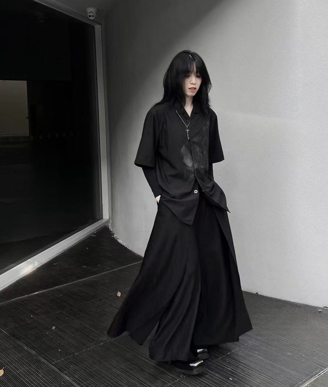 Крутой черный новый костюм в к – обзор и цена Street Fashion Outfit For Men