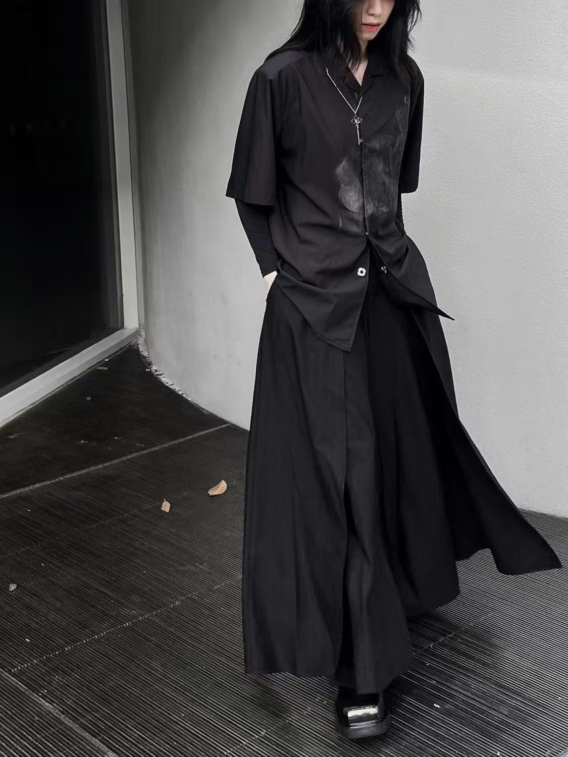 Крутой черный новый костюм в к – обзор и цена Street Fashion Outfit For Men