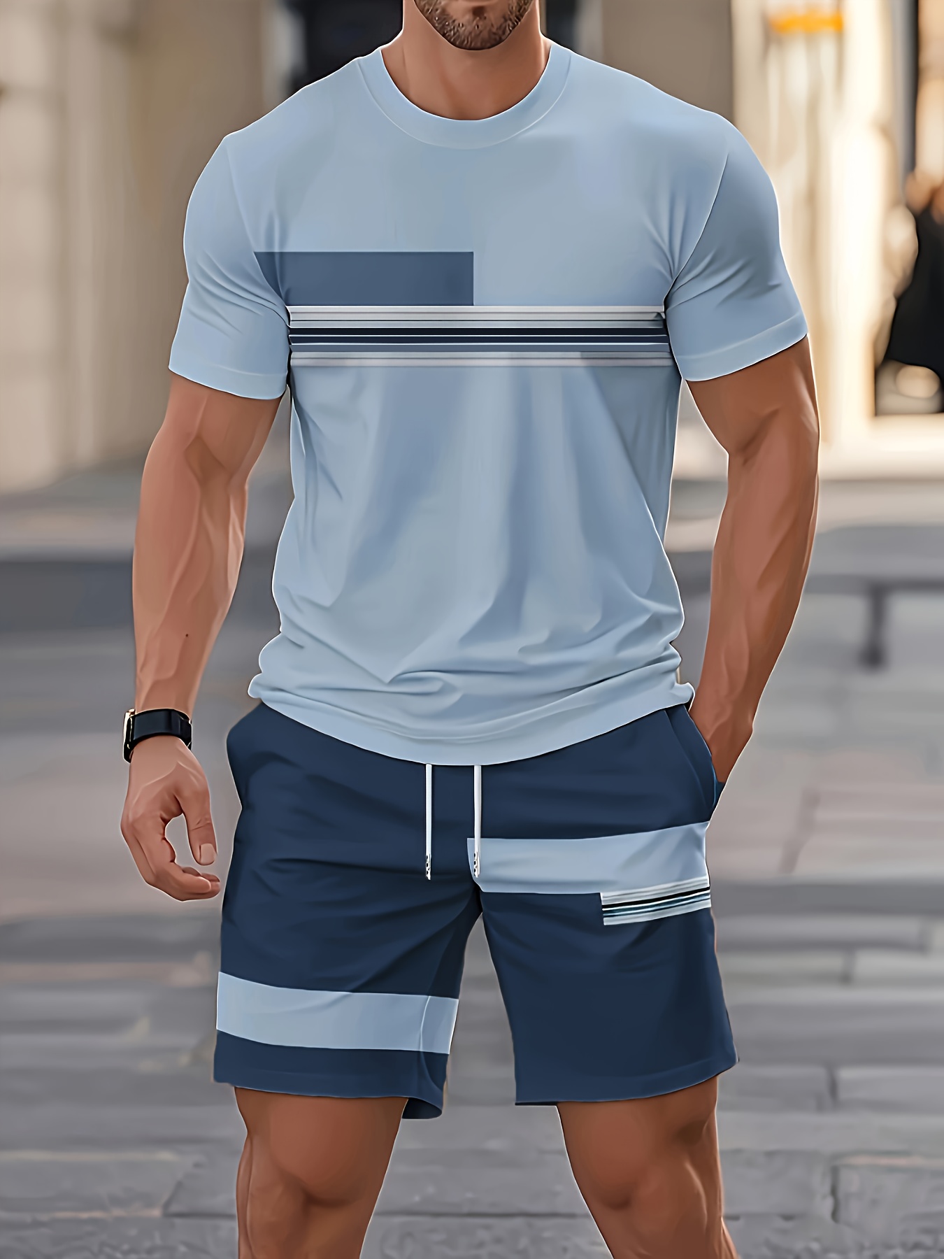 Летние мужские комплекты: повс – обзор и цена Street Fashion Outfit For Men